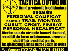 Personal calificat  firma productie incaltaminte si personal necalificat